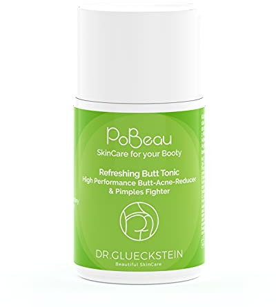 PoBeau® Refreshing Butt Tonic | Gegen Pickel, Rötungen, Irritationen am Po | 100% Vegan | Löst selbst hartnäckige Porenverstopfungen mühelos | 100ml