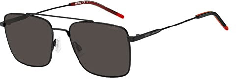 Hugo Boss Unisex Hg 1177/s Sunglasses, 003/IR MATT Black, One Size