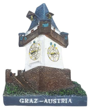 Graz Österreich Kühlschrankmagnet Reise Souvenir Kühlschrank Dekoration 3D Kühlschrank Magnet Aufkleber handbemalt Handwerk Kollektion