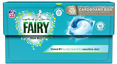 Fairy Non Bio PODS Washing Liquid Capsules, For Sensitive Skin, 33 Washes