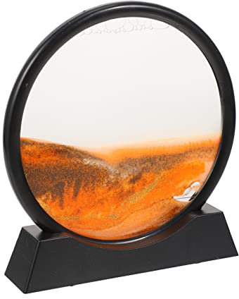 Garneck Sablier Mouvement avec Peinture De Sable Décoration De Salon Chambre avec Image De Sable Mouvement