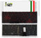 new net - Tastiera Compatibile con Notebook Acer Predator Triton 300 PT315-51 PT315-52 [Senza Frame - Colore Tasti Rosso - Retroilluminata - Layout ITA]