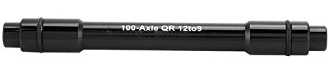 Haofy Qr to Thru Axle Adapter, Bike Thru Axle Hub Adapter 12Mm to 9Mm Quick Release Skewer, Thru Axle Adapter Quick (Schwarz)