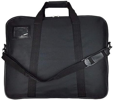 MM/WM Freimaurer-Schürzenetui, weiches und wasserdichtes Material, Schwarz, Schwarz, Large