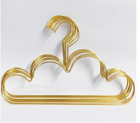 SAFWEL 5 Stück hochwertige Wolken-Kleiderbügel aus Metall, niedliche Baby-Kleiderbügel, rutschfeste Kleiderbügel for Zuhause, Kinder, Kinderzimmer, Dekoration, tolles Geschenk
