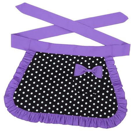 HEMOTON Delantal De Cocina De 2 Piezas Medio Delantal Para Mujer De Algodón Medio Para Mujer o Para El Hogar o De Cocina