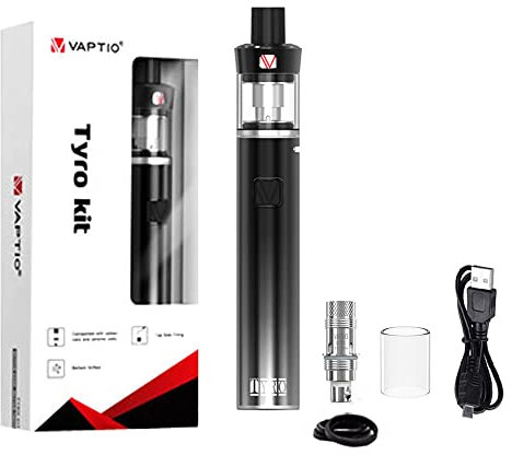 Vaptio TYRO Vape Pen Kit mit 1500mAh Batterie 2,0 ml Zerstäuber Starter-Kit für elektronische Zigaretten Keine E-Flüssigkeit, kein Nikotin