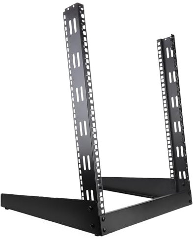 kenable 12U 19 inch Rack Mount Stand Open Frame for Desktop/Work Surface/Studio/Home