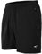 ASHION Herren Sport Kurze mit Reißverschluss Taschen integrierter Kordelzug Jogging Kurz Laufhosen E - Schwarz, X-Large