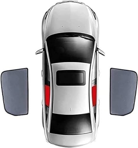 Parasol Coche Lateral para BMW X1 Import F48 2016 2017 2018 2019 2020 2021 2022 2023, Delantero Trasero Solar Visera Anti Mosquito Transpirable Accesorios Coche,2pcs-Rear-Window