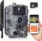 RecorCam 4G Tuya 2K 30MP App Cámara de Caza, Camara Fototrampeo con Sensor de Movimiento, Cámara de Caza de visión Nocturna infrarroja Stealth Velocidad de gatillo de 0,2s con Tarjeta SD, Impermeable