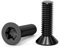 ORTAVA 100 Stück Senkkopfschrauben M3 x 10 mm, M3 Senkkopfschrauben Torx Edelstahl 304, Senkkopfschraube mit Innensechsrund/Torx (ISR/TX) nach Norm ISO 14581 / DIN 965, für Maschinen, Geräte (Schwarz)