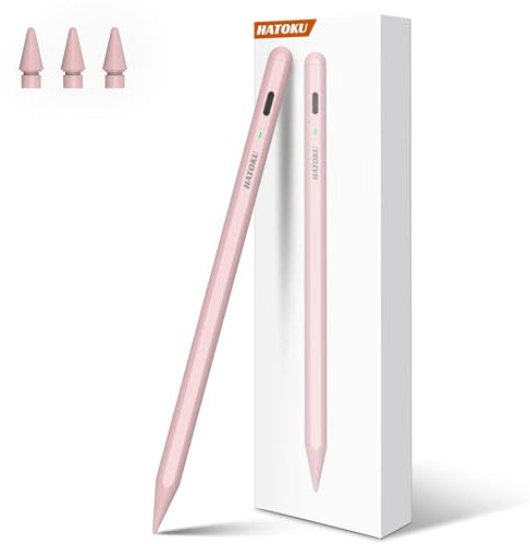 Pencil 1. Generation para iPad 2018-2025, Carga Completa 15Mins y Rechazo de Palma, Lápiz de Alta Precisión para Tableta con Succión Magnética para iPad 6-11, Air3-5/M2/M3,Pro11/12.9/13 M4, Mini5-6