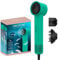 Cecotec Secador de Pelo Ionicare Rockstar Style Green, Secador Muy Compacto y Ligero, Motor 1500W 110000 Rpm, Generador de Iones, 4 Temperaturas, 3 Velocidades, Silencioso: Tecnología Brushless