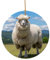 2024 Christbaumschmuck Keramik Lama Hängedeko