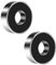 ANGEEK 2 Stück 6202-2RS Kugellager 15 mm x 35 mm x 11 mm,Vorgeschmiert,Doppeldichtung, 6202RS Rillenkugellager