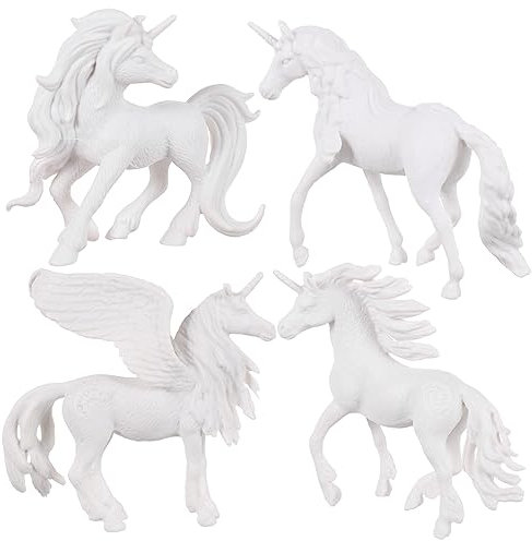 GLSTOY 4stücke Teiliges Einhorn Malset Kreatives Bastelset Zum Malen Für Junge Mädchen Partygeschenke Für Kreative Aktivitäten Im Kinderzimmer