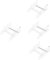 DIYEAH 4pcs Keyboard Tray Bracket Clear Keyboard Holder Apple Keyboard Decor Midi Cubicle Computer Keyboard Stand for Desk Acrylic Keyboard Holder Stand 3 Tier Keyboard Stand Transparent