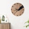 Mapille 30cm Wanduhr Holz Dekoration,Wanduhr Modern Ohne Tickgeräus,Quartz Lautlos wanduhren,für Büro,Wohnzimmer,Küche,Schule Kinderzimmer