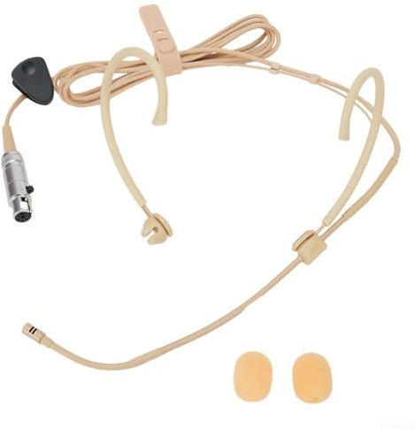 Jonikuper Micro casque cardioïde réglable pour systèmes sans fil 3 5 mm XLR connexion S (pour Shure)