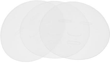 HAMPPLIES 3 Stück Silikon Maskenformen für Frauen Gesichtsmaskenformen Wiederverwendbar in Weiß für Professionellen Salon und Heimgebrauch