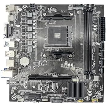 Carte mère Classique B450M, Double mémoire DDR4, AM4, PCI-E 3.0 NVMe (Compatible avec Les processeurs Ryzen 5600 et 5600G)