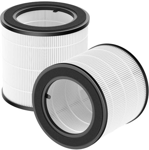 2 Stück HEPA-Ersatzfilter für Philips 800 Series Luftreiniger | AC0830/10 AC0820/30 AC0820/10 AC0819/10, Teilenummer FY0194/30 und FY0293/30,Filter für Staub, Rauch, Pollen und Tierhaare