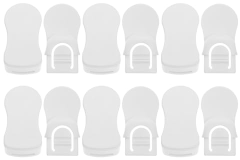 Kindersicherungen Weiß für Schränke und Schubladen, 6 Stück-pack | Kunststoff, Klebemontage, für Kinderzimmer und Zuhause, Geeignet für Schranktüren und Gerätetüren