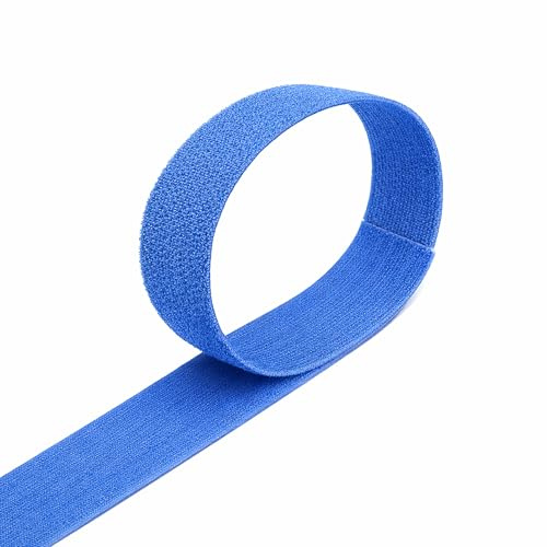 Velcro® - Rotolo di nastro adesivo One Wrap®, 20 mm di larghezza, riutilizzabile, auto-afferrante, per la gestione dei cavi, cinghia tagliata a misura, opzioni rotolo da 1 m a 25 m (blu, 20 mm x 5 m)