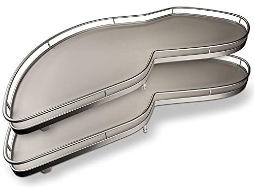 SOTECH Lemans II Silbergrau rechts ausschwenkend für Eckschrank mit 45 cm Türbreite und Lichter Schrankhöhe von 650-800 mm, Kesseböhmer