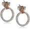 Esprit Essential Damen-Ohrstecker ES-CIRCLETS 925 Silber rhodiniert Zirkonia transparent - ESER92720D000