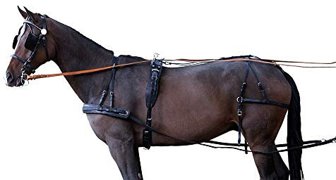 PFIFF Einspännergeschirr ´Standard´, schwarz MMShetty