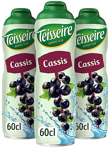 Pack 3 Siropes Grosella negra Teisseire - 3 x 60 cl