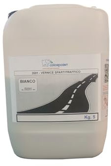 Colorpoint VERNICE SPARTITRAFFICO PER SEGNALETICA STRADALE 5 KG. COLORE BIANCO