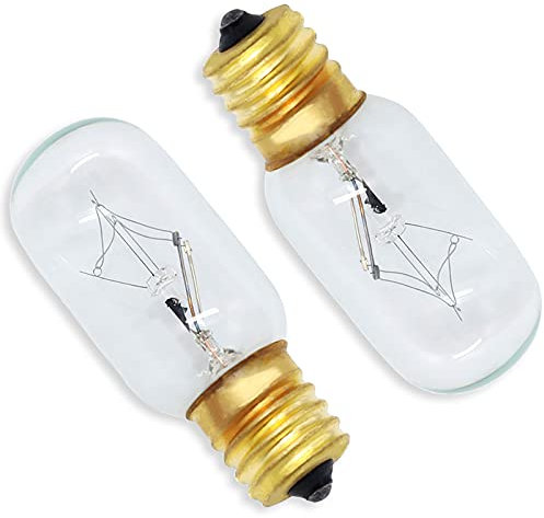 AMI PARTS WB36X10003 Bulb 40w 130v Microwave Light Replacement Part Compatible with General Electric Hotpoint Microwave(2pcs)