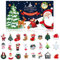 Naler 24-teilig Weihnachtsanhänger Weihnachtsdeko Christbaumschmuck Adventskalender Set für Weihnachten