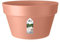 elho Loft Urban Schale 35 - Blumentopf für Außen - Ø 34.5 x H 20.2 cm - Rosa/Zartrosa