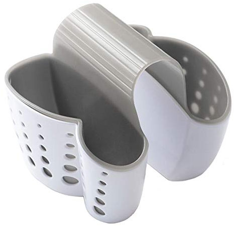 jinminamz Organizer per lavello per cucina Caddy Organizer Portautensili da cucina Porta spugna Portaoggetti da cucina (1 PC)