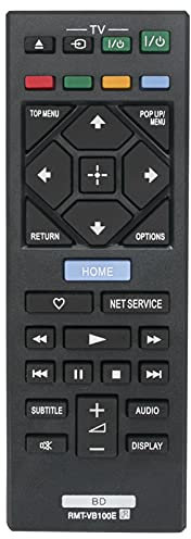 ALLIMITY RMT-VB100E Fernbedienung Ersetzen für Sony Smart Blu-ray Player BDP-S1500 BDP-S3500 BDP-S4500 BDP-S5500 BDP-S6500 BDP-S3700 BDP-BX370 BDP-S1700 BDP-BX650