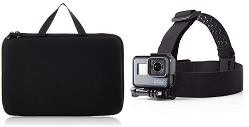 Amazon Basics - Large GoPro Carrying Case + Head Strap