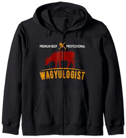 Wagyulogist Wagyu Rind BBQ Grillmeister Japan Steak Grillen Kapuzenjacke