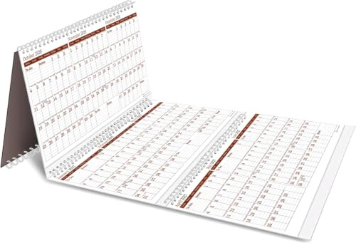 Calendrier annuel, 3 mois, trimestriel déplacer une page