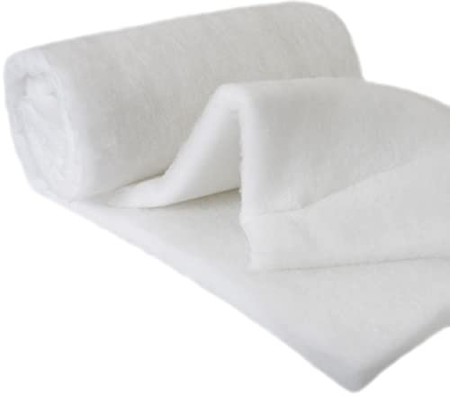 Volumenvlies 400g /m² Meterware 160cm BREIT 40mm Polstervlies Watte für Babydecke Polsterwatte Rollenware Vlieswatte Füllung