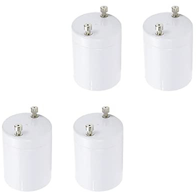 Sscon 4Pcs Light Socket Adapters GU24 to E27 Adapters 2 Pin Bulb Base Adapters