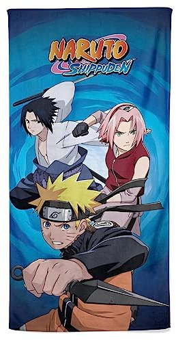 Ichigo Ichie Toallas de Playa Oficial de Naruto Shippuden, Toalla de Playa de Microfibra 70x140cm, Toalla de Baño de Secado Rápido, Toalla de Piscina Grandes para Niños y Adultos (Licencia Oficial)