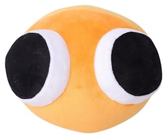 Rainbow Friends Chapter 2 Cuddly Toys,Cyan and Yellow Rainbow Friends Plush Toy Anime Kawaii Plush Stuffed Toy Cute Plushies Plush Toys Gifts for Children (Orange)