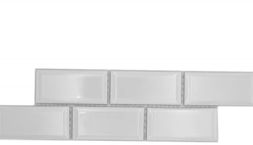 Mosaik Borde Bordüre Metro uni weiß MOS26BORM-0101