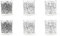 Excelsa Magic Black Lot de 6 verres à eau, verre, capacité 260 ml.