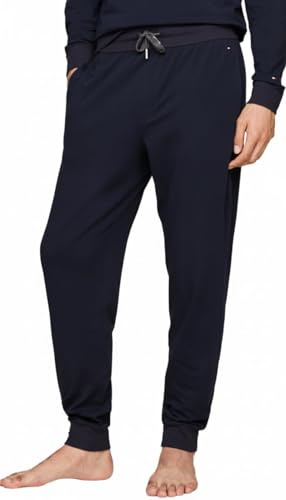 Tommy Hilfiger Herren Jogginghose Track Pant Loungehose, Blau (Desert Sky), M