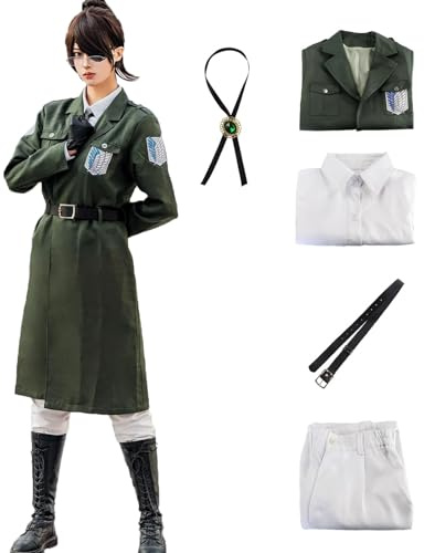 Fiamll Cosplay Kostüm Jacke Uniform Verkleidung Halloween Karneval Party Kostüm für Erwachsene